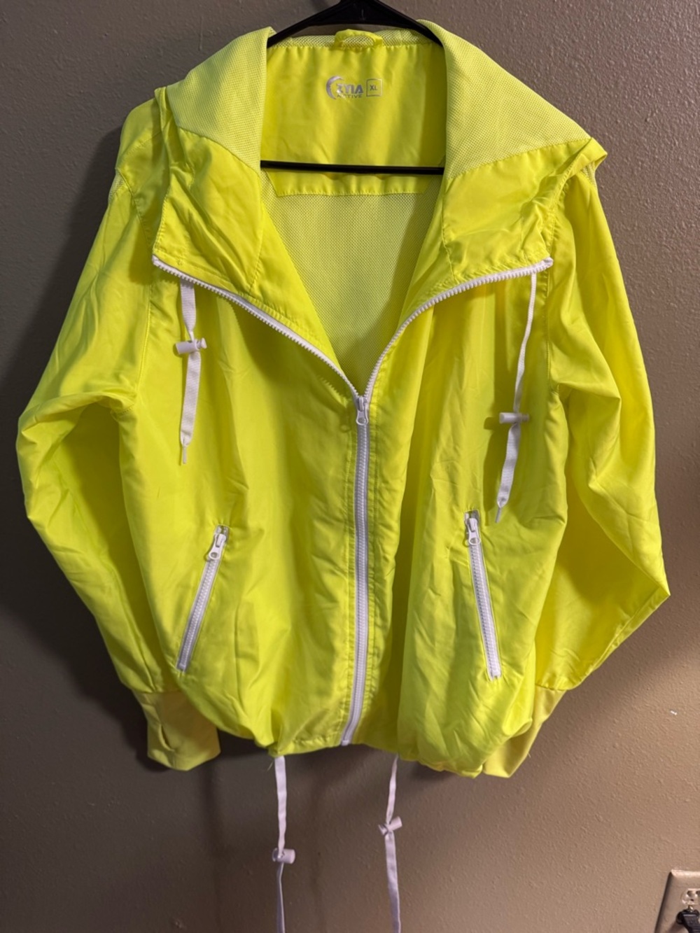ZYIA Active Bright Yellow Bomber Jacket